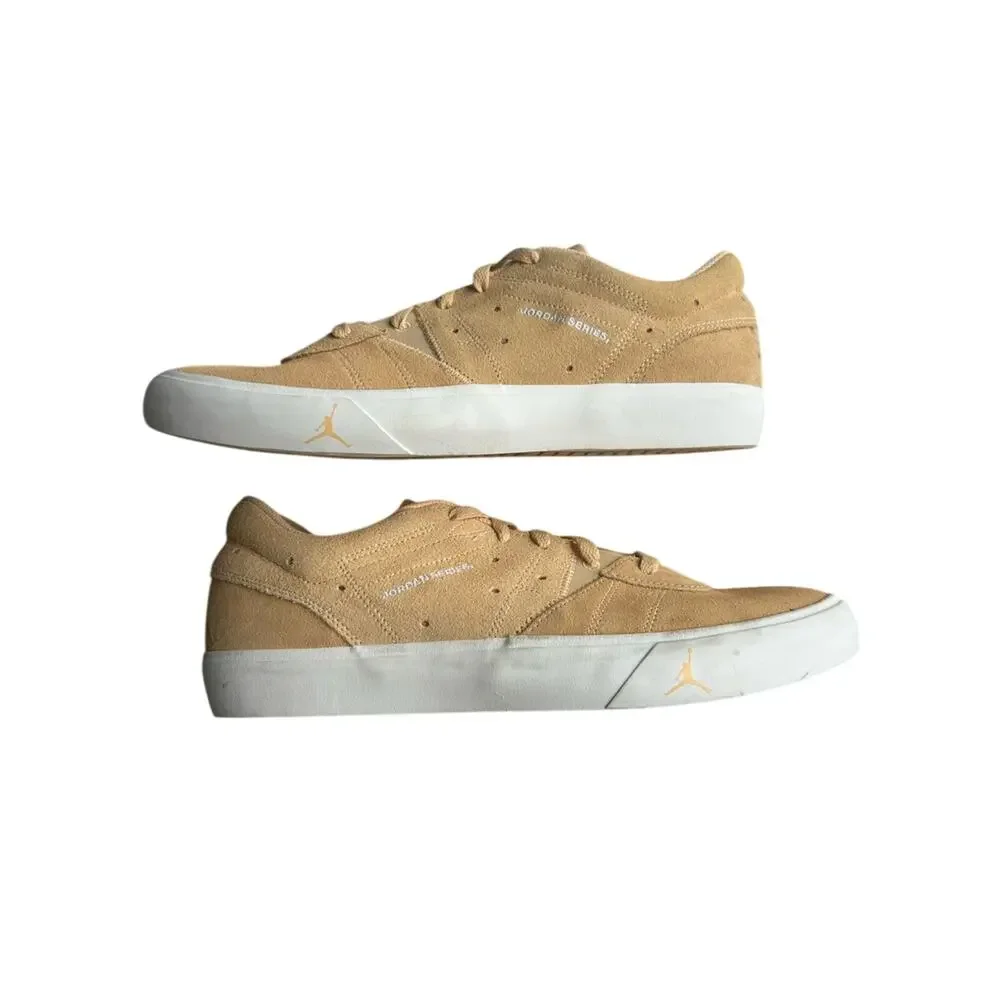 Jordan Series ES Men’s Suede Celestial Gold Sail Sneakers Size 12